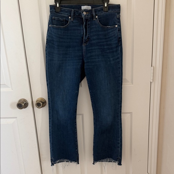 LOFT Denim - LOFT Dark Indigo Cropped Straight Jeans